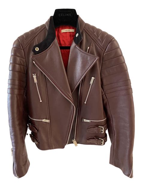 celine burgundy jacket|celine ladies jackets.